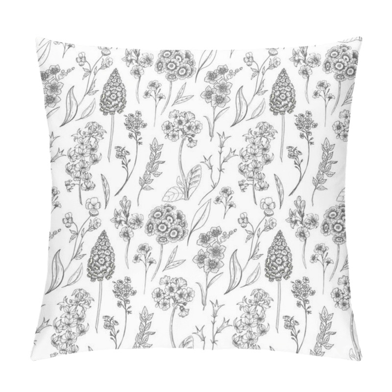 Personality  Vector Floral Pattern Pillow Covers