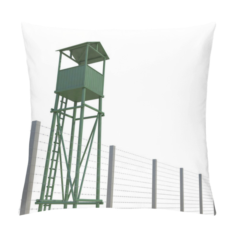 Personality  Guard Tower On White Pillow Covers