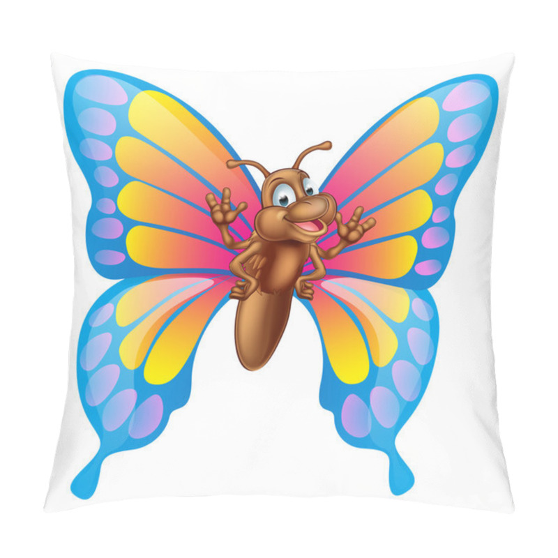 Personality  Cartoon Butterfly Illustration Pillow Covers