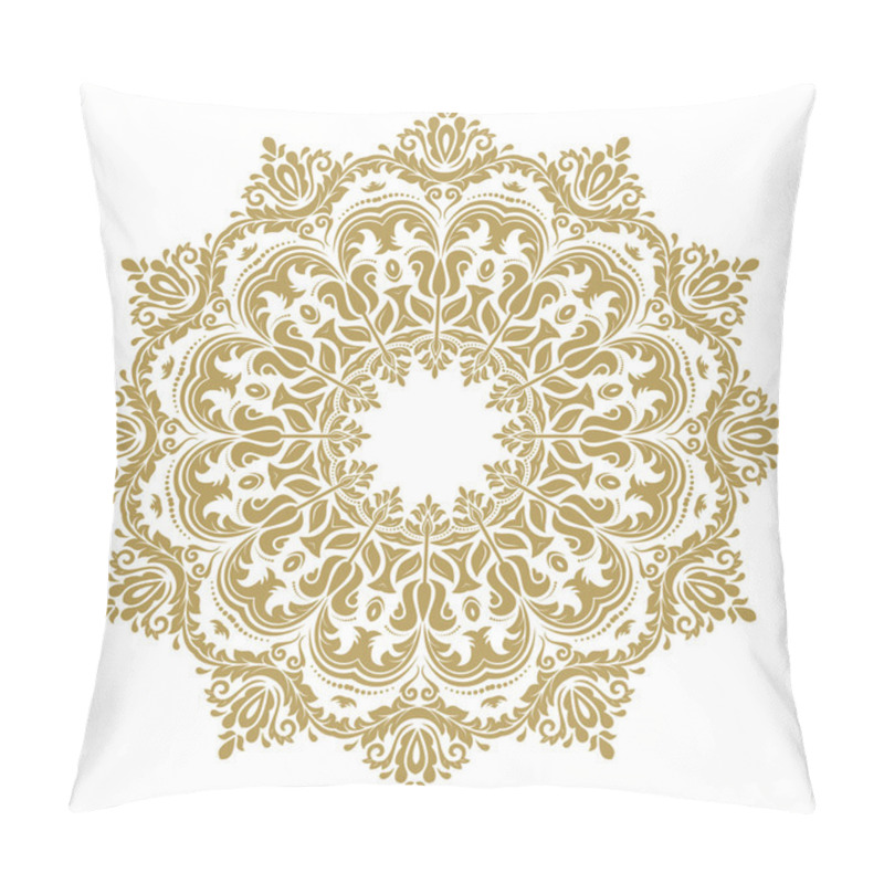 Personality  Elegant Vector Ornament In The Style Of Barogue Pillow Covers