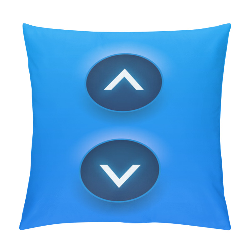 Personality  Up And Down Arrows Pillow Covers