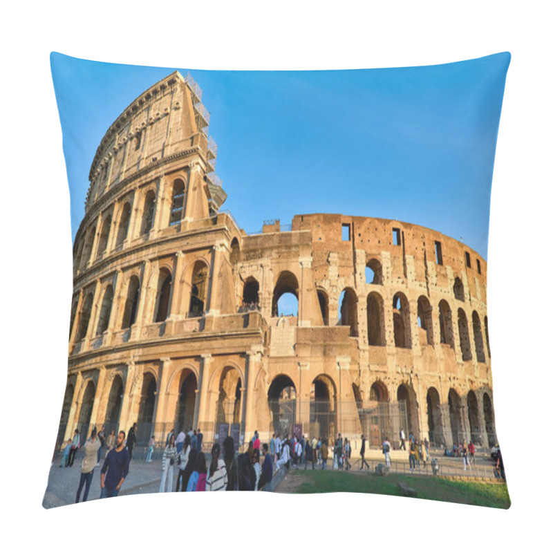 Personality  Rome Lazio Italy. The Colosseum (Colosseo) Is An Oval Amphitheatre In The Centre Of The City Of Rome, Just East Of The Roman Forum - Date: 03 - 11 - 2023 Pillow Covers