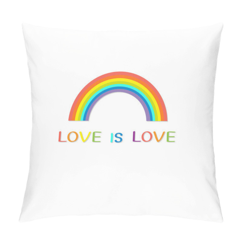 Personality  Rainbow Greeting Card Pillow Covers