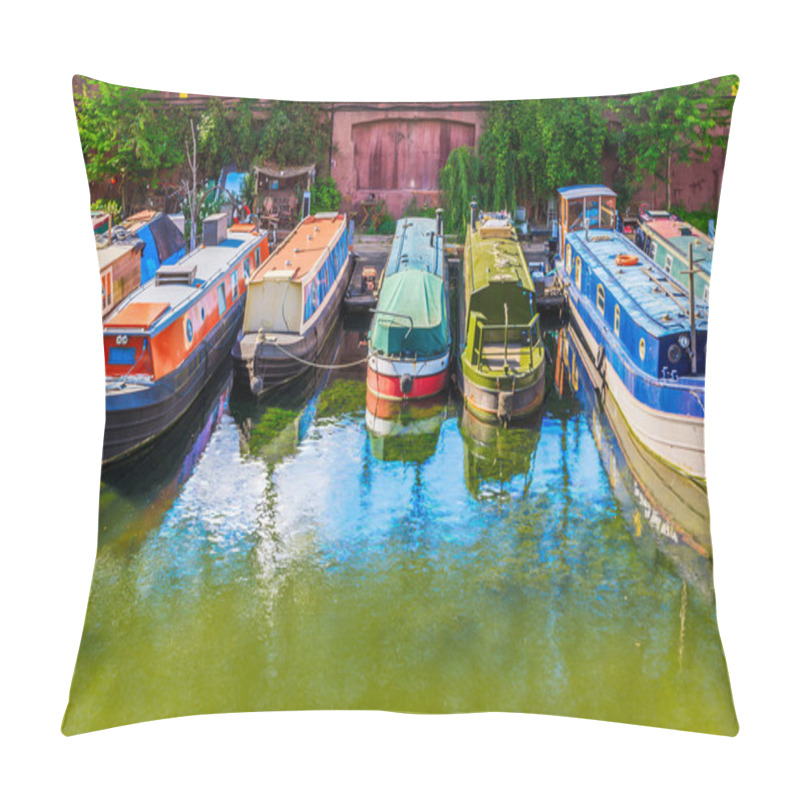 Personality  Rows Of Houseboats  Pillow Covers