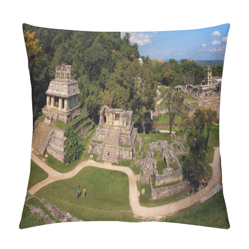 Personality  Mayan Ruins In Palenque, Chiapas, Mexico Pillow Covers