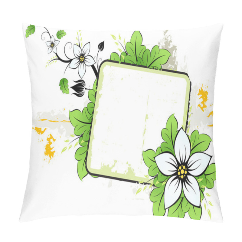 Personality  Grunge Summer Flower Pillow Covers