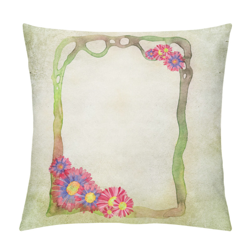 Personality  Flower Illustration Background Pillow Covers