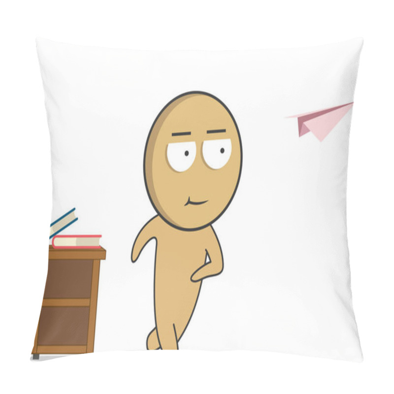 Personality  Man Launches Paper Airplane Pillow Covers