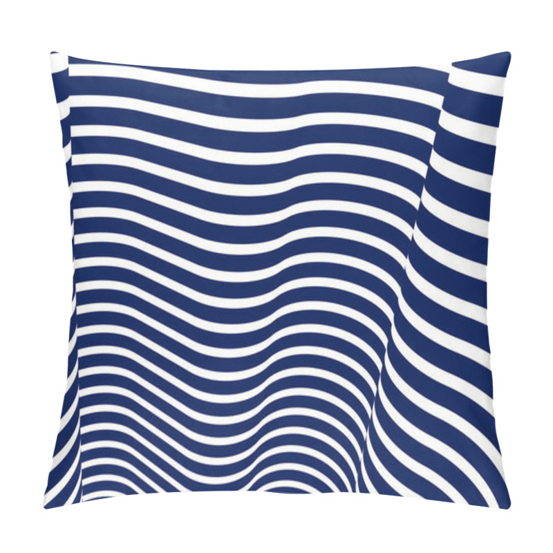 Personality  Geometric Backgrounds With Minimal Parallel 3D Lines Vector Abst Pillow Covers