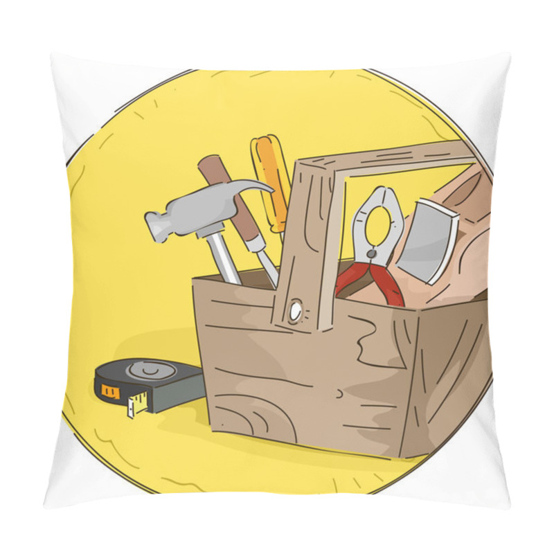 Personality  Tool Box Icon Pillow Covers