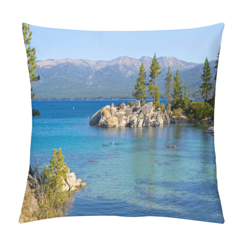 Personality  Lake Tahoe Is A Freshwater Alpine Lake Located In The Sierra Nevada Pillow Covers