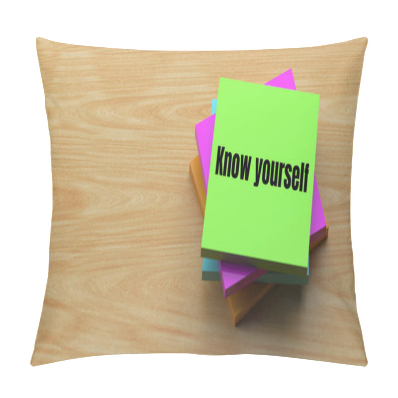 Personality  Text Sign Showing Know Yourself Pillow Covers