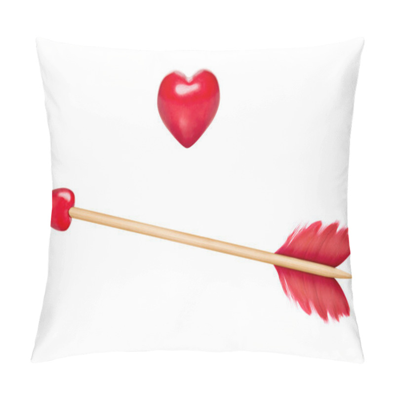 Personality  Cupid's Arrows With Heart Pillow Covers