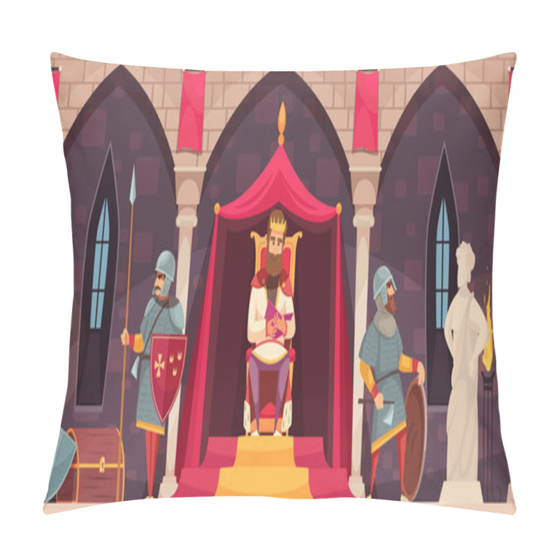 Personality  Castle People Composition  Pillow Covers