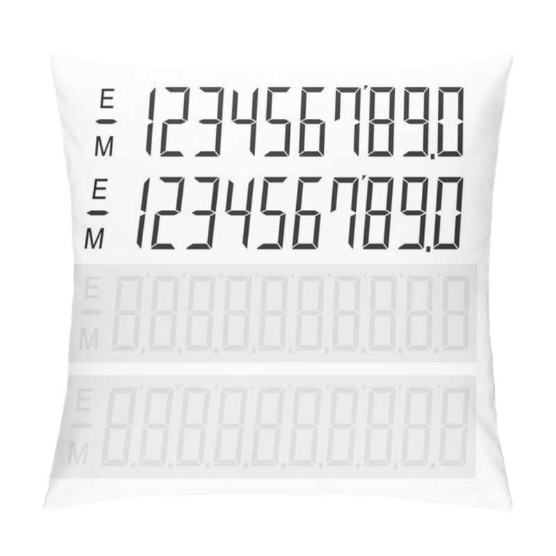 Personality  Set Of Digital Number Pillow Covers