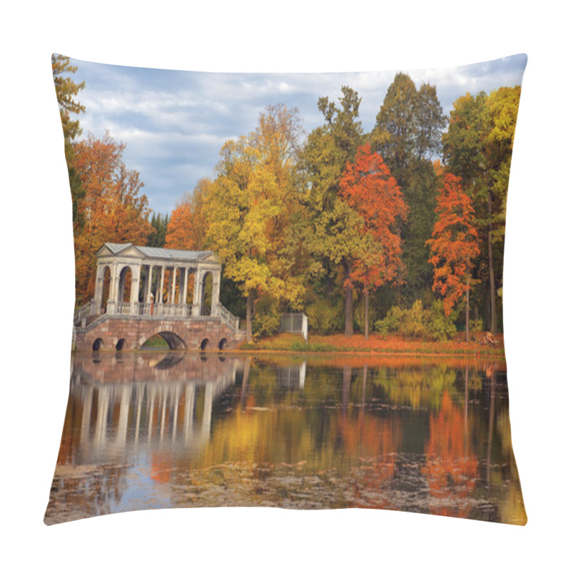 Personality  Golden Autumn In In Catherine Park, Tsarskoye Selo (Pushkin) Pillow Covers