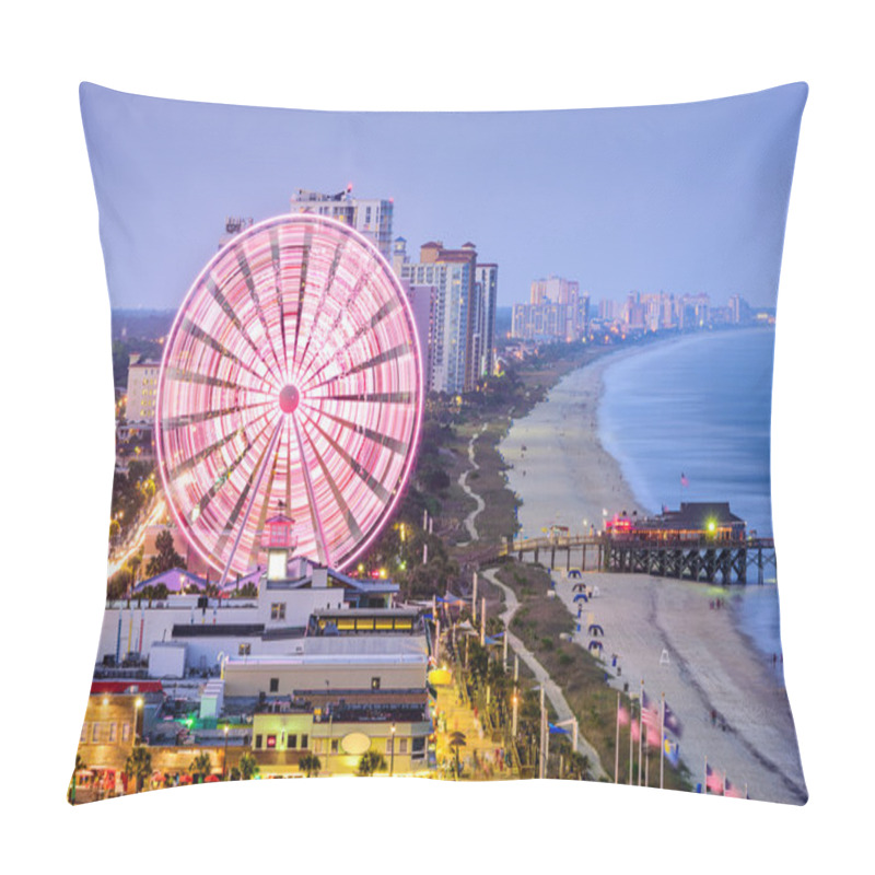 Personality  Myrtle Beach Skyline Pillow Covers