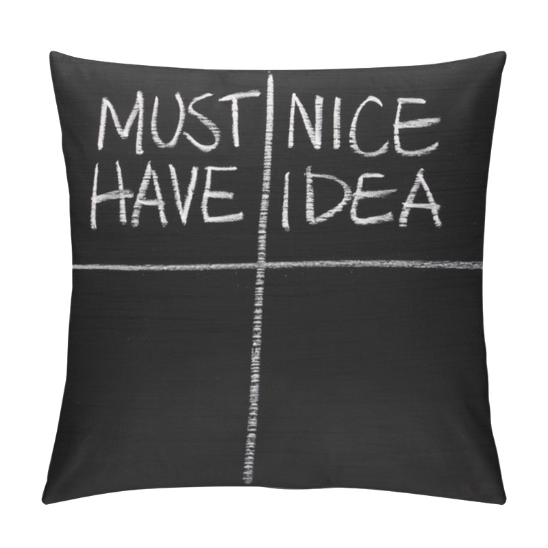 Personality  Must Have Versus Nice Idea Pillow Covers