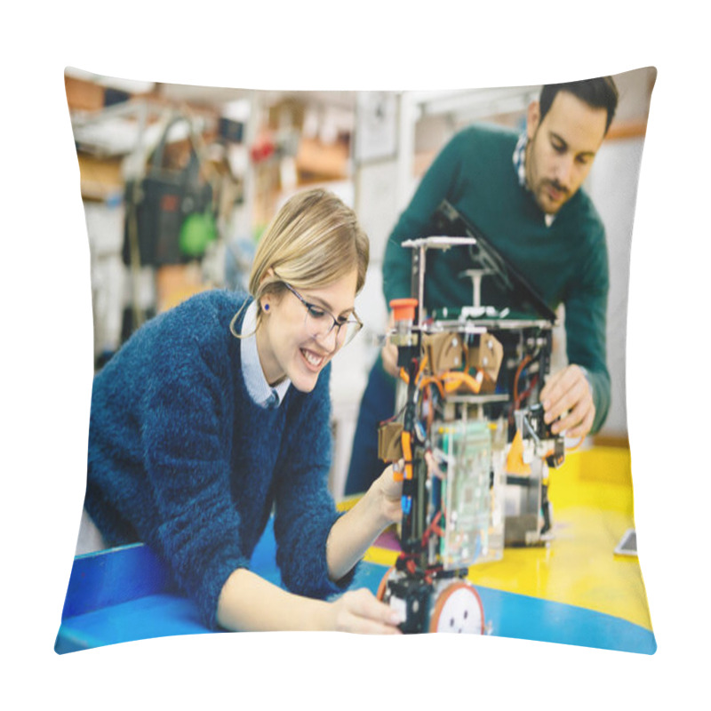 Personality  Engineering And Robotics Student Pillow Covers