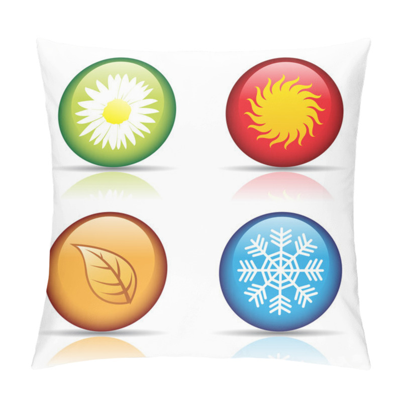 Personality  Four Seasons Icons Pillow Covers