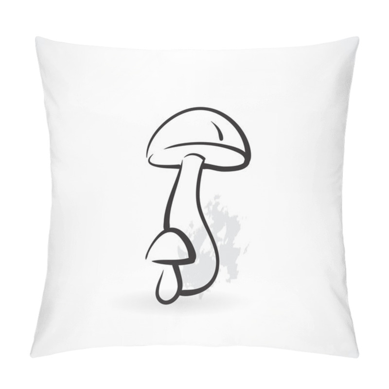 Personality  Mushrooms Icon Pillow Covers