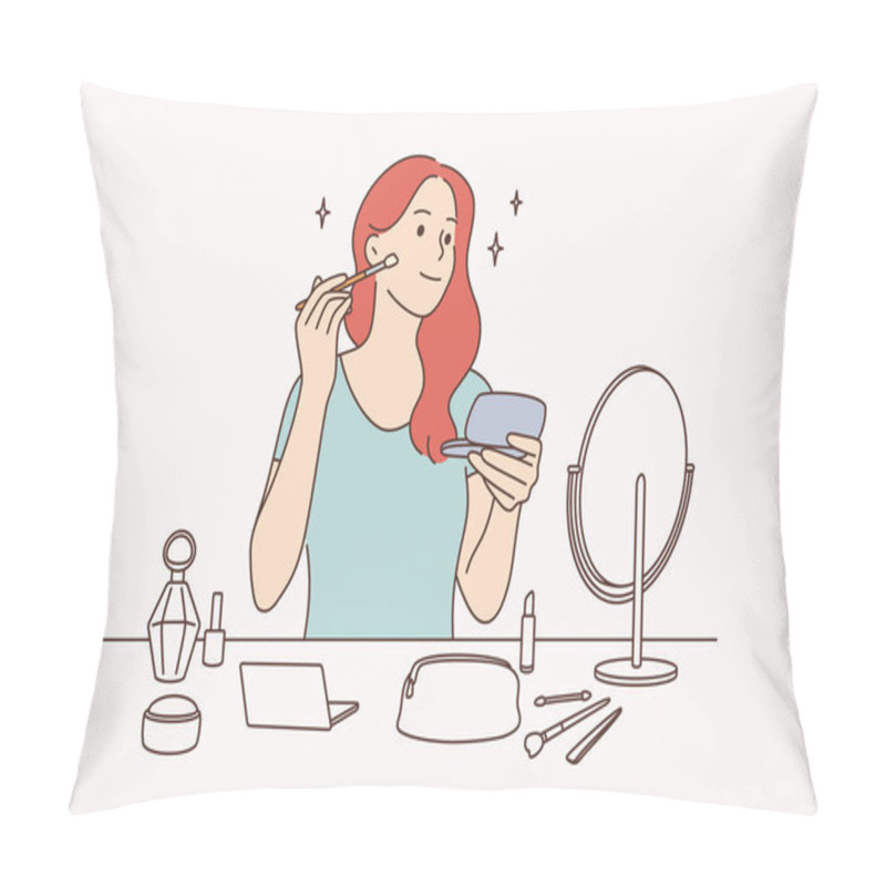 Personality  Beauty, Skincare And Makeup Concept Pillow Covers