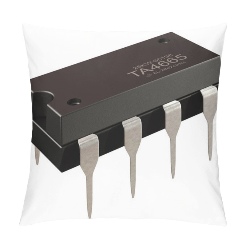 Personality  Integrated Circuit Or 8 Pin Micro Chip And New Information Technologies. Pillow Covers