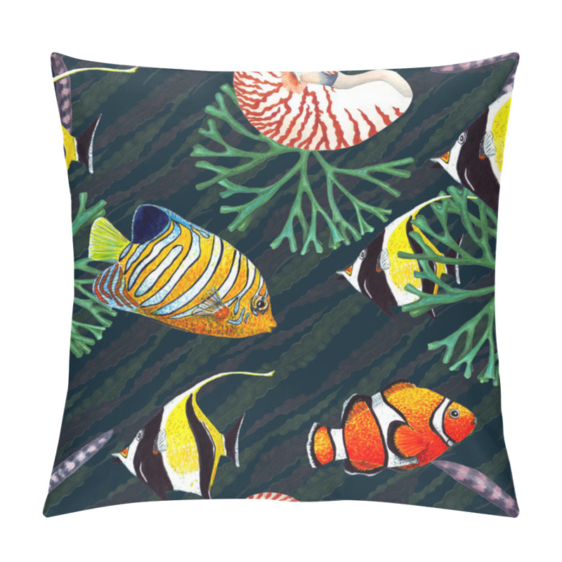 Personality  Tropical Fish Pattern. Pillow Covers