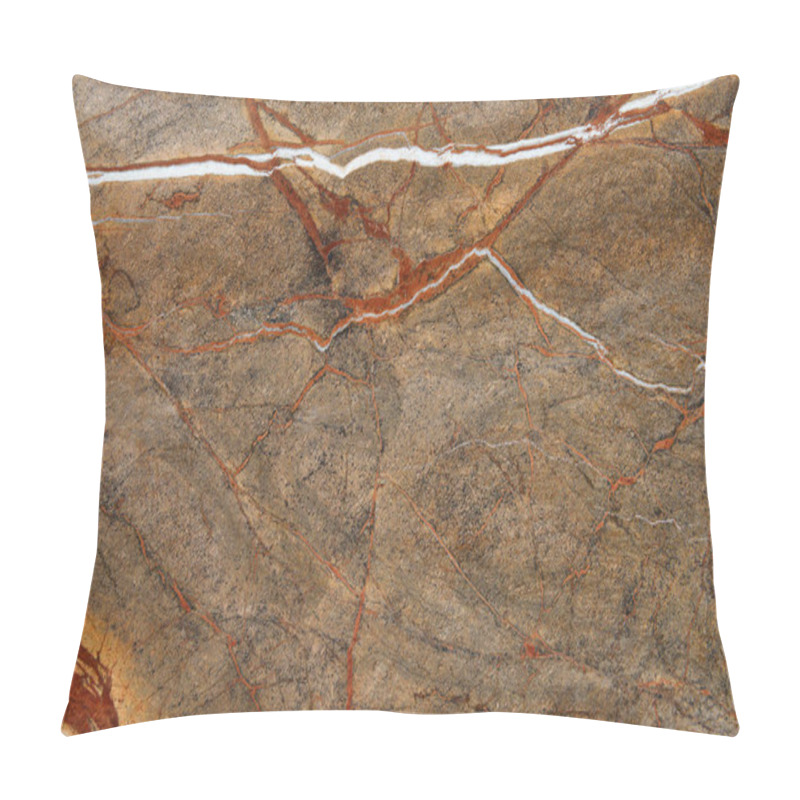 Personality  Abstract Brown Marble Material Background Pillow Covers