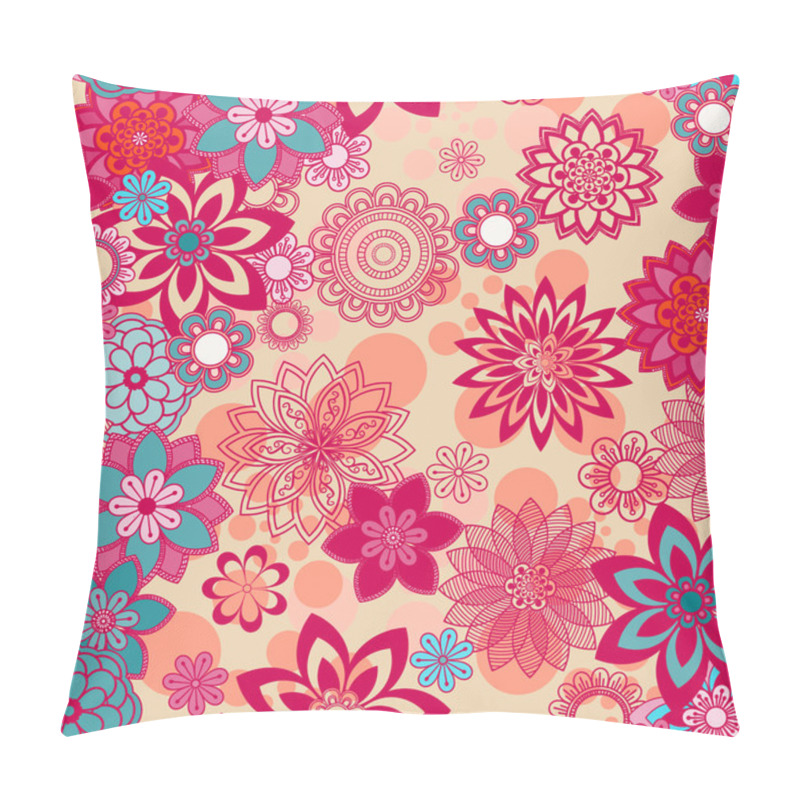 Personality  Mandala Ornament Seamless Pattern Pillow Covers