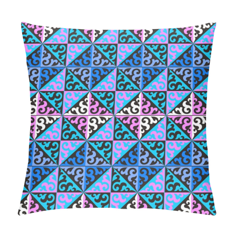 Personality  Kazakh National Patterns And Ornaments Pillow Covers