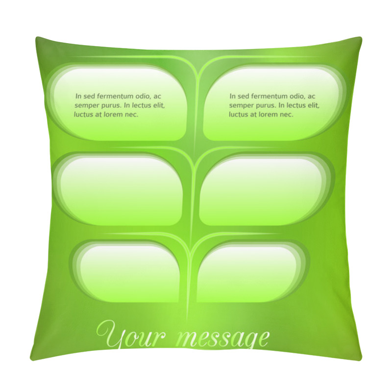 Personality  Natural-product-vector-template-page-ad Pillow Covers