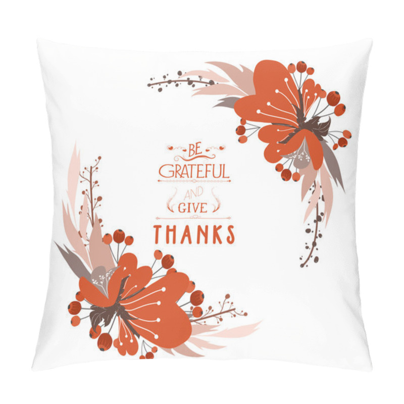 Personality  Thanksgiving Day Greeting Card.  Pillow Covers