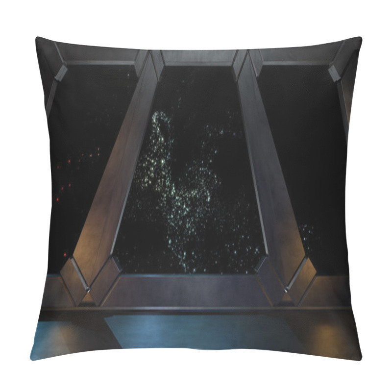 Personality  Space Environment, Ready For Comp Of Your Characters.3D Rendering Pillow Covers