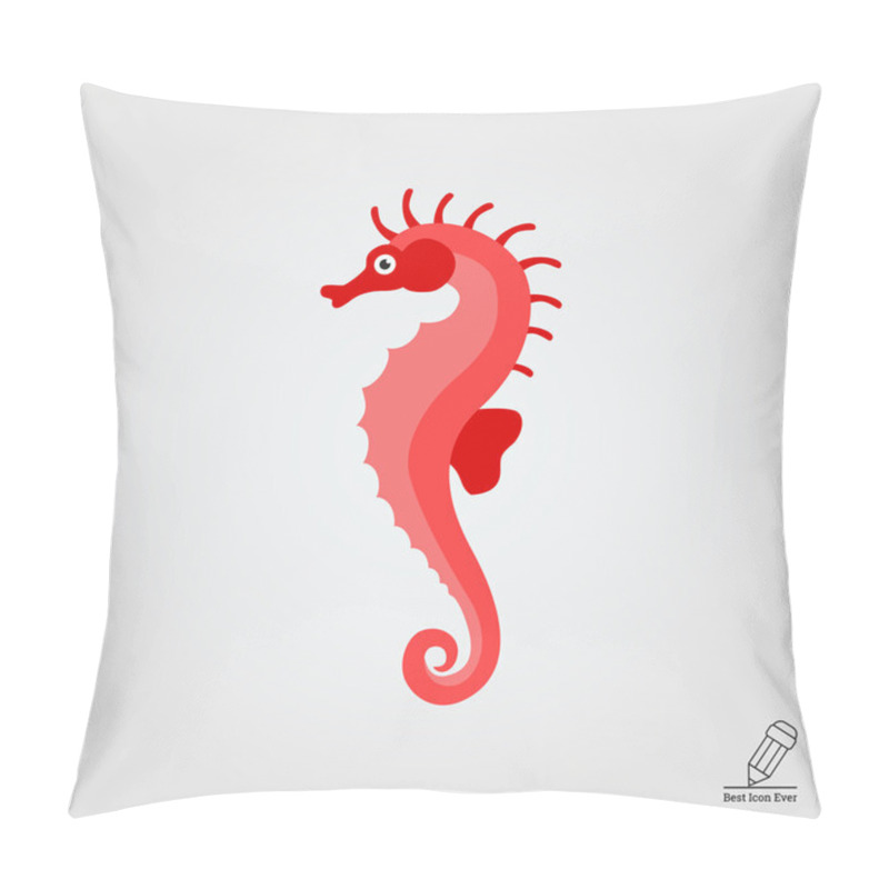 Personality  Seahorse Icon Pillow Covers