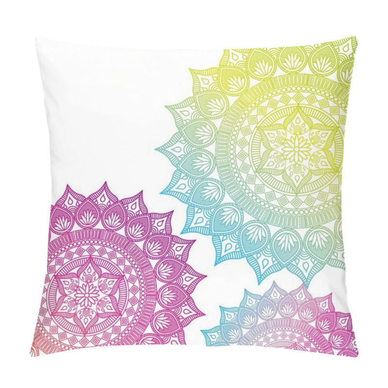 Personality  Mandala India Culture Icon Pillow Covers