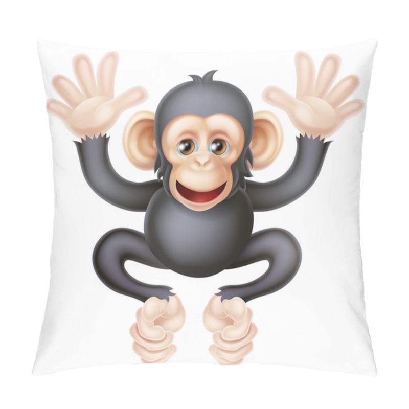 Personality  Cute Cartoon Baby Chimp Pillow Covers