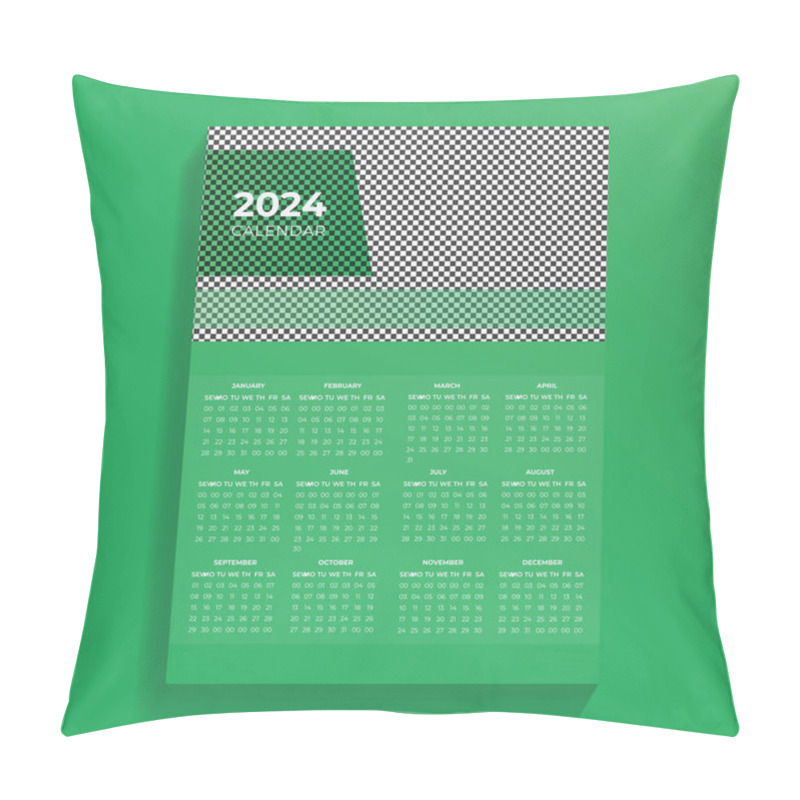 Personality  Unique Calendar Design Template Pillow Covers