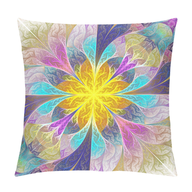 Personality  Beautiful Fractal Flower. Element Of Design. Artwork For Creativ Pillow Covers