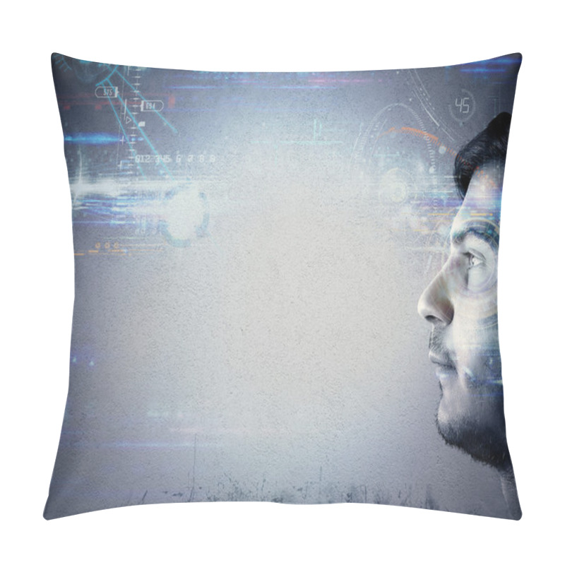 Personality  Technology Of The Future Pillow Covers