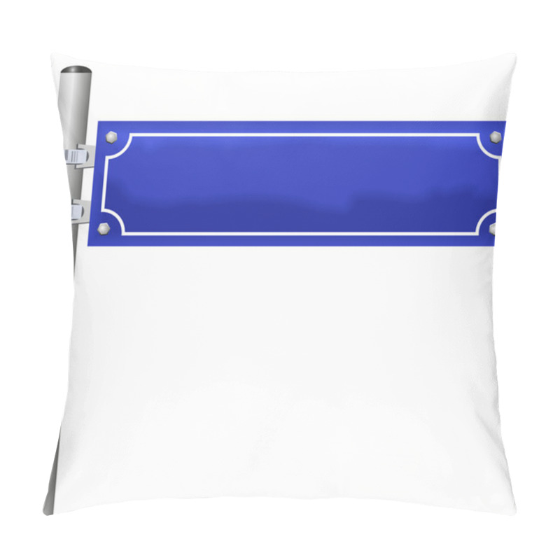 Personality  Blank Street Name Sign Pillow Covers