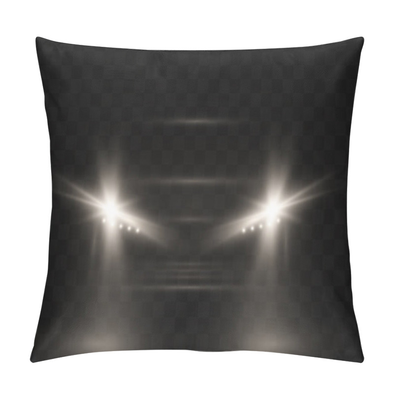 Personality  Vector Silhouette Of Car. Pillow Covers