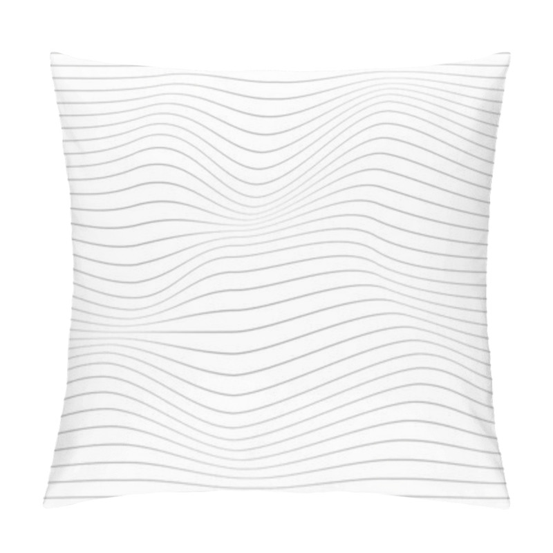 Personality  Waves Strip Background Vector Pillow Covers