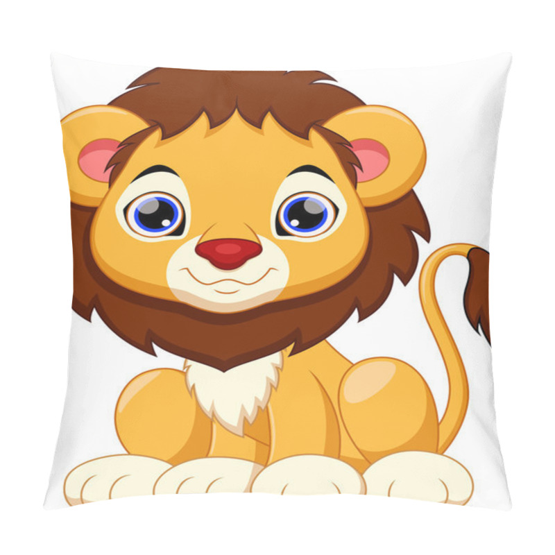 Personality  Cute Lion Cartoon Pillow Covers