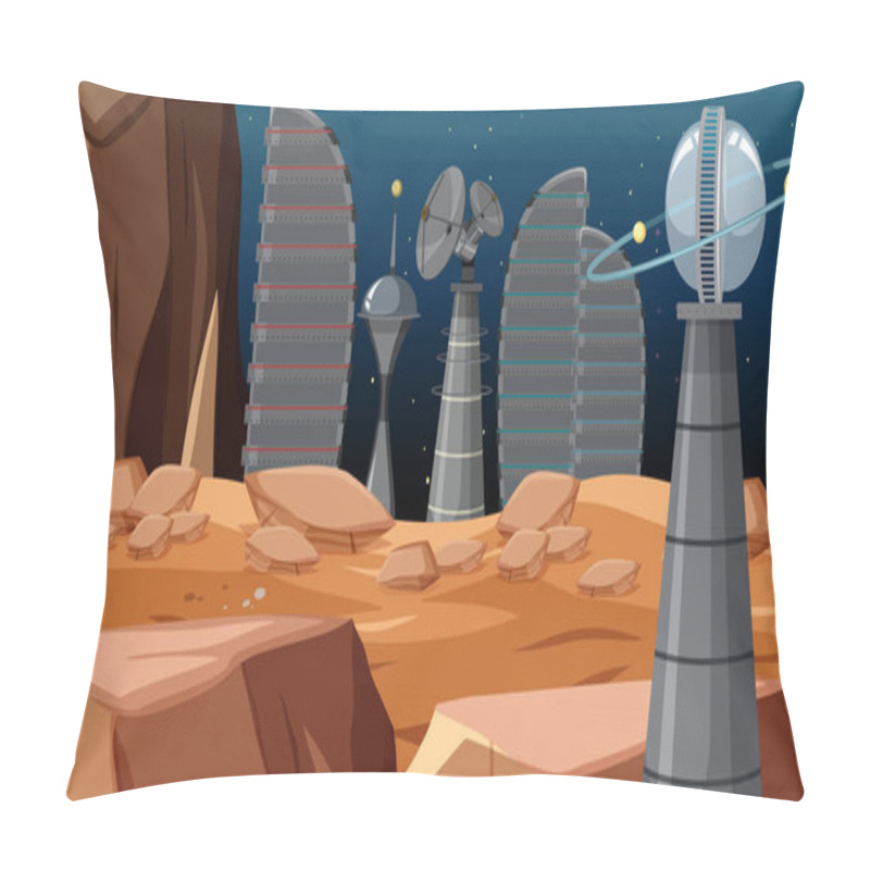 Personality  Camp In Space Scene Pillow Covers