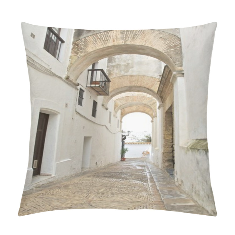 Personality  Narrow Street At Vejer Village Pillow Covers