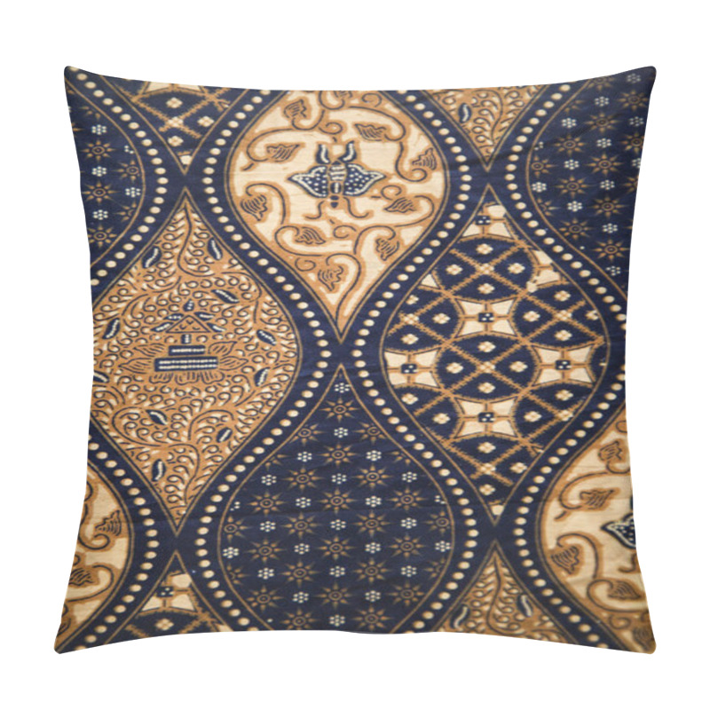 Personality  Detail Of A Batik Design From Indonesia Pillow Covers