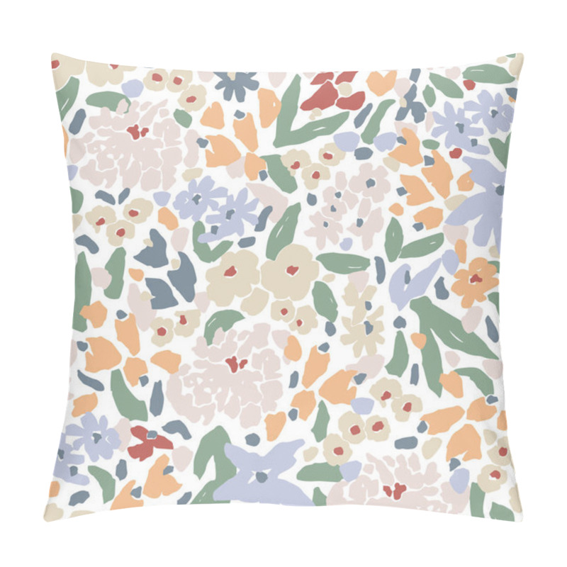 Personality  Vector Floral Illustration Seamless Repeat Pattern Digital Artwork Pillow Covers