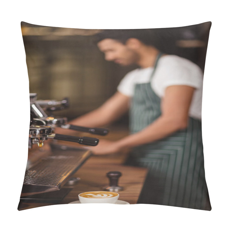 Personality  Barista Working In Bar Pillow Covers