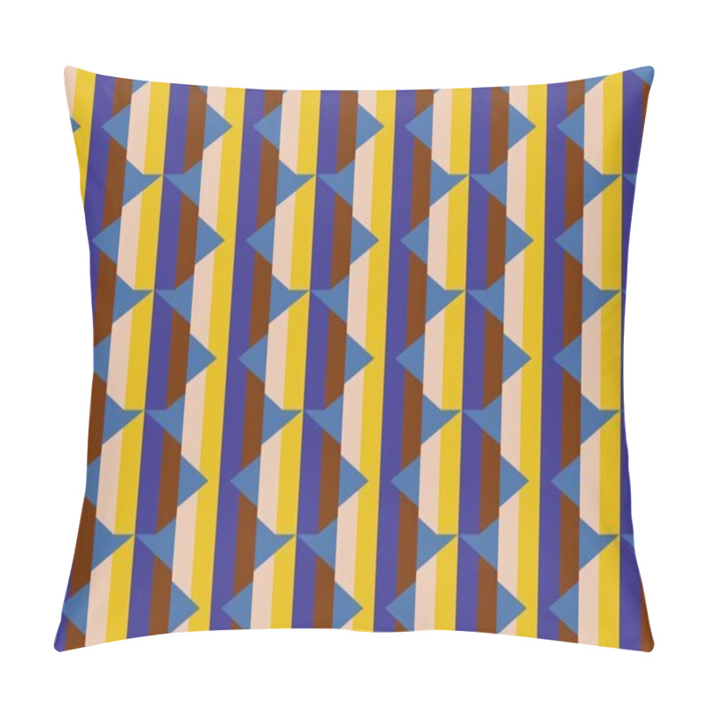 Personality  Abstract Creative Background With Repeated Shapes Pillow Covers